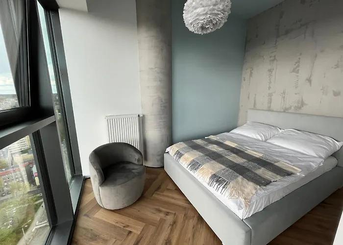 Lejlighed Blue 2 19 Floor Hanza Tower Stettin